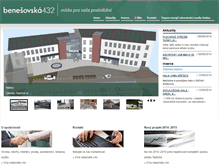 Tablet Screenshot of benesovska432.cz